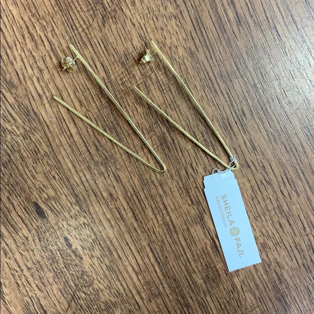 •SHEILA FAJL NEW• Karl Hoops, Gold